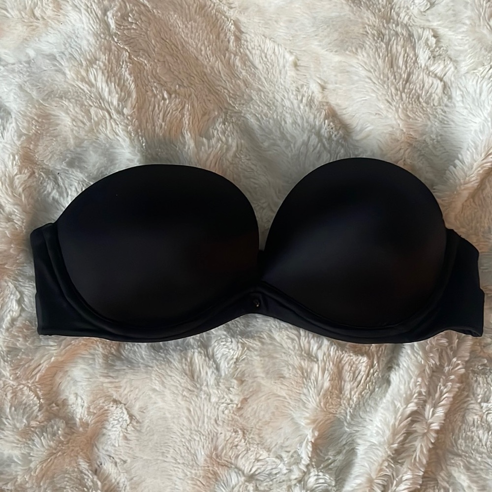 Victoria’s Secret Black Strapless Bra 34B